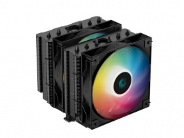 DeepCool AG620 BK ARGB, 2x 120mm 260W TDP črn (R-AG620-BKANMN-G-2)