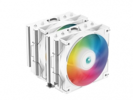 DeepCool AG620 WH ARGB 2x 120mm 260W TDP bel (R-AG620-WHANMN-G-2)