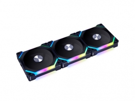 Lian Li UNI FAN SL120 V2 RGB PWM 120mm 3 Pack + kontroler črn (UF-SL120V2-3B)