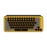 Tipkovnica Logitech POP Keys z EMOJI, mehanska, rumena, SLO g. 920-010735