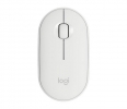 Miška Logitech Pebble M350 Wireless, bela 910-005716