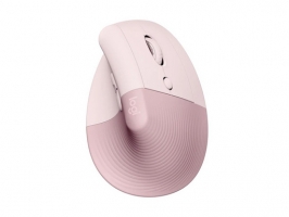 Miška Logitech Lift Vertical Ergonomic - roza (910-006478)