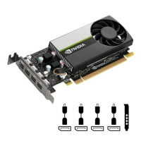 PNY NVIDIA T1000, 8GB GDDR6, PCIe 3.0 x16, 4x mDP-DP, LP VCNT1000-8GB-PB