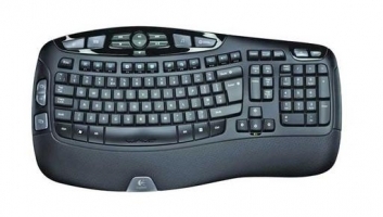Tipkovnica Logitech Wireless Keyboard K350 Wave, Unifying, SLO g. OEM